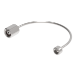 Гибкая стальная трубка 3 мм длиной 15 см для вывода форсунки в помещение