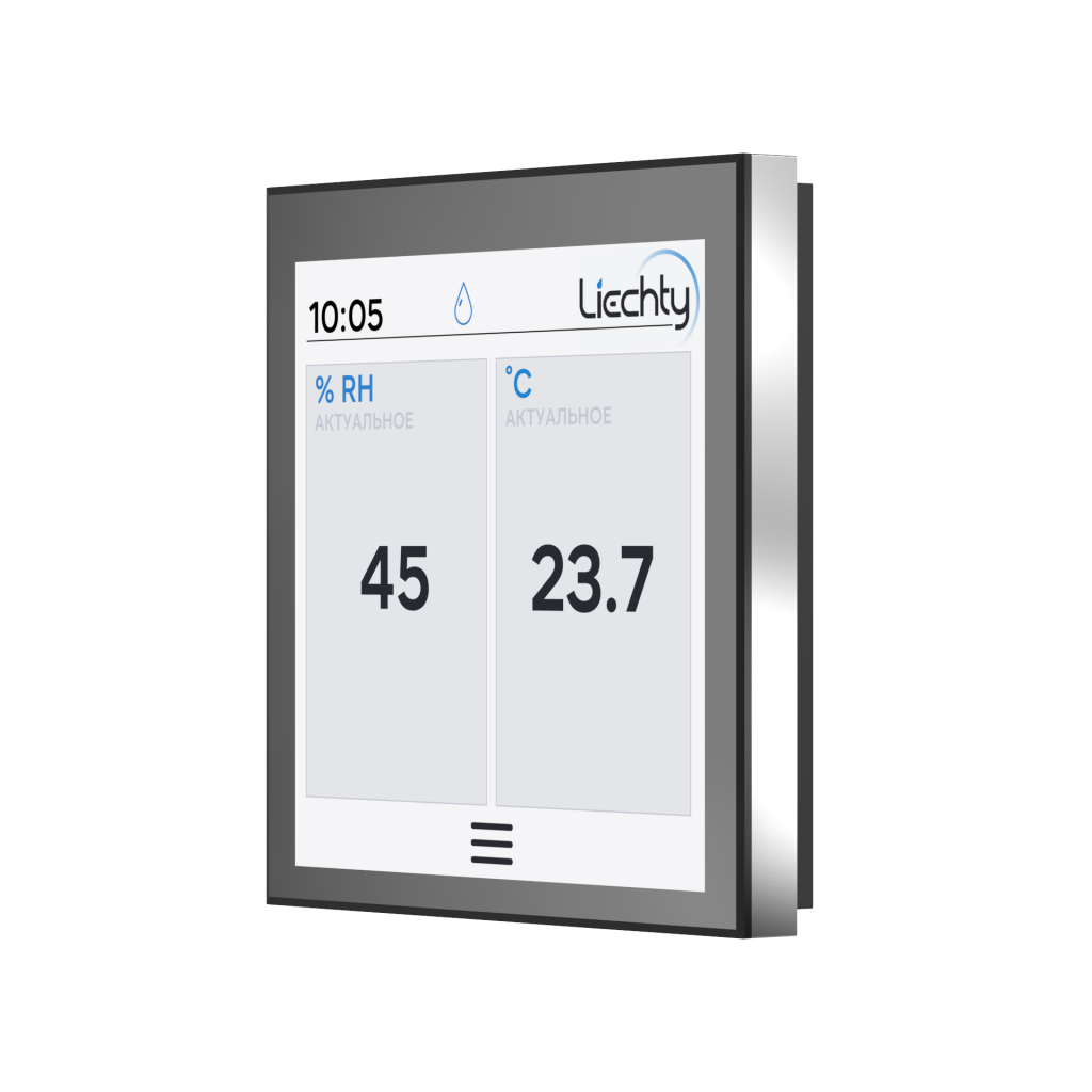 Проводной / беспроводной вспомогательный пульт в корпусе никель