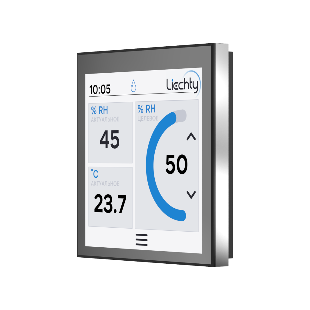 Проводной / беспроводной пульт управления в корпусе никель