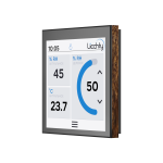 Проводной / беспроводной пульт управления в корпусе темное дерево