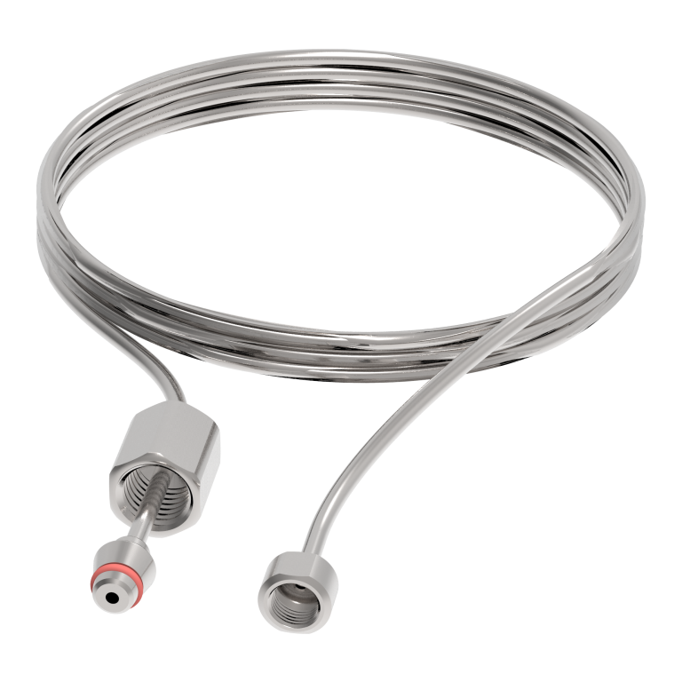 Гибкая стальная трубка 3 мм длиной 140 см для вывода форсунки в помещение