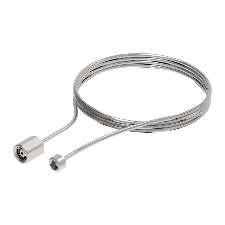 Гибкая стальная трубка 3 мм длиной 140 см для вывода форсунки в помещение