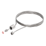 Гибкая стальная трубка 3 мм длиной 140 см для вывода форсунки в помещение