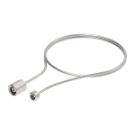 Гибкая стальная трубка 3 мм длиной 70 см для вывода форсунки в помещение