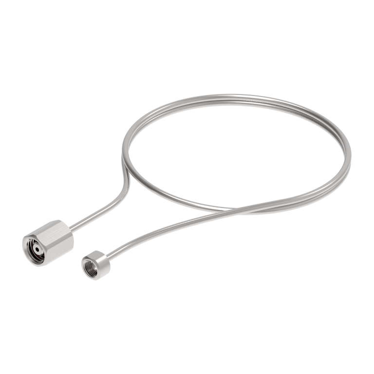 Гибкая стальная трубка 3 мм длиной 70 см для вывода форсунки в помещение