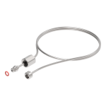 Гибкая стальная трубка 3 мм длиной 70 см для вывода форсунки в помещение